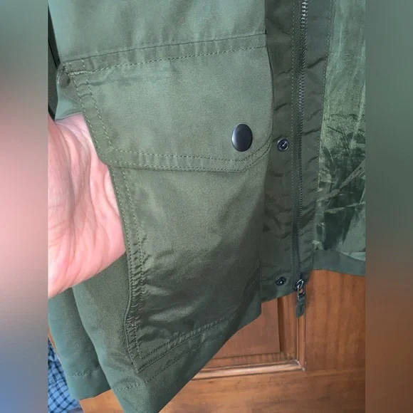 OLD NAVY 2017 Light Anorak Jacket Windbreaker in In the Weeds Green L LARGE NEW - Picture 4 of 7